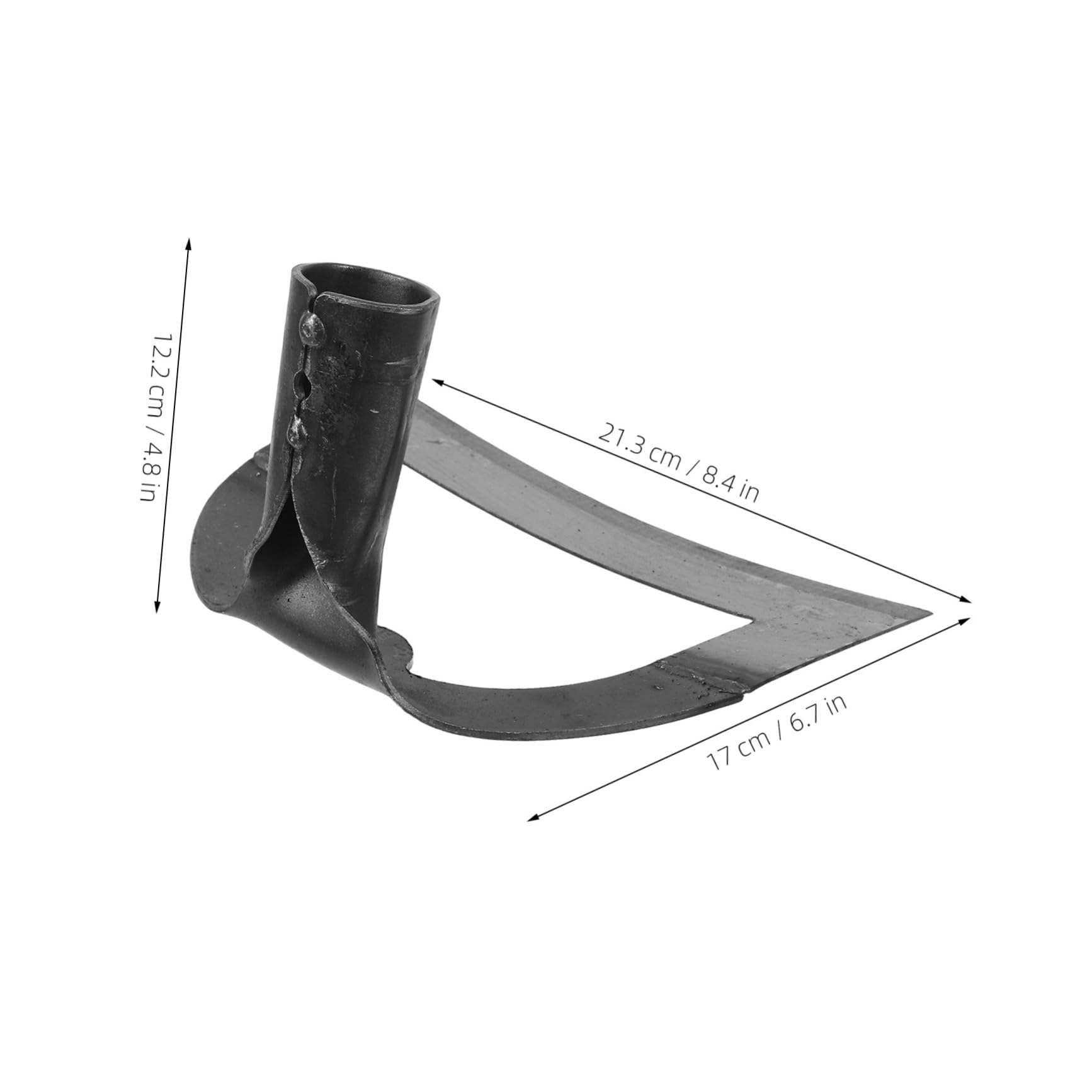 Azada de Trabajo Pesado de Acero Inoxidable para Deshierbe | Herramienta de Jardinería, Diseño Resistente Deformación, Uso Agrícola para Quitar Hierbas