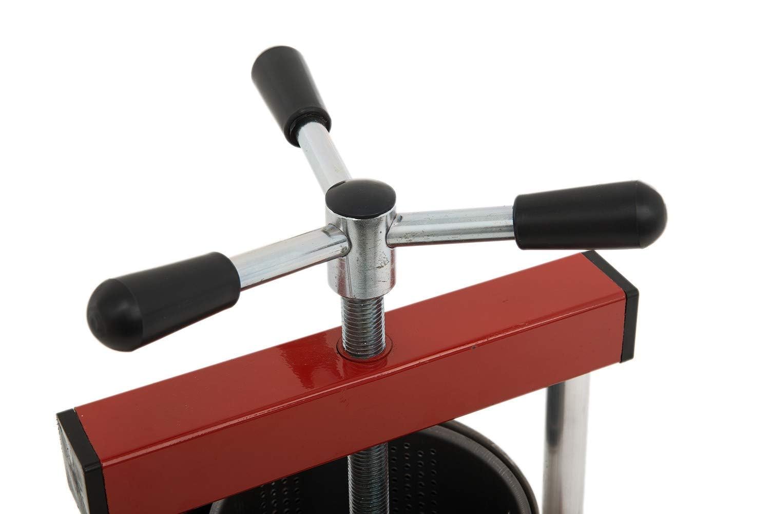 Torchietto Stringi Spremi Industruale in acciaio inox D.12 cm, capacità 2,5 LitrI premitutto per alimenti Limone Limoncello Amalfi Mirto melanzane liquore vino frutta