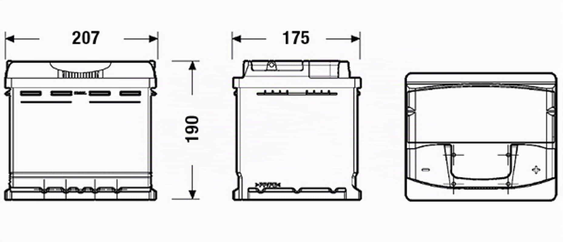 EXIDE EA530-L1 Batteria