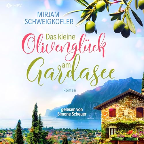 Diseño de la portada del título Das kleine Olivengl&uuml;ck am Gardasee