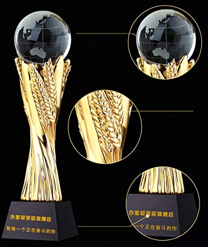 Mimosa Troféu Banhado a Ouro Futuro Estrela Criativa Troféu Corporativo Excelente Prêmio de Equipe P