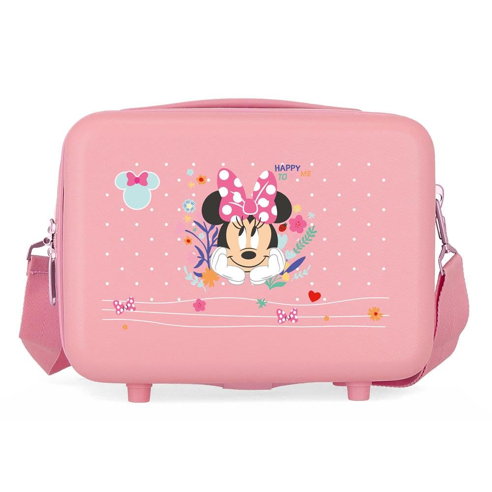 Joumma Disney Minnie Happy to Be Me Trousse de Toilette Adaptable Rose 29x21x15 cm Rígido ABS 9,1L 0,8 kgs