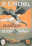 SANS CADRE Herbé ™ MT St Michel Aviation Rorl- Poster/Reproduction HQ 60x80cm d\'une Affiche Vintage/Ancienne