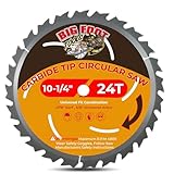 Big Foot Tools BL-102524T 24 Tooth Blade, 10-1/4