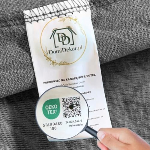 Housse de canapé en forme de L imperméable et extensible en jacquard - 7
