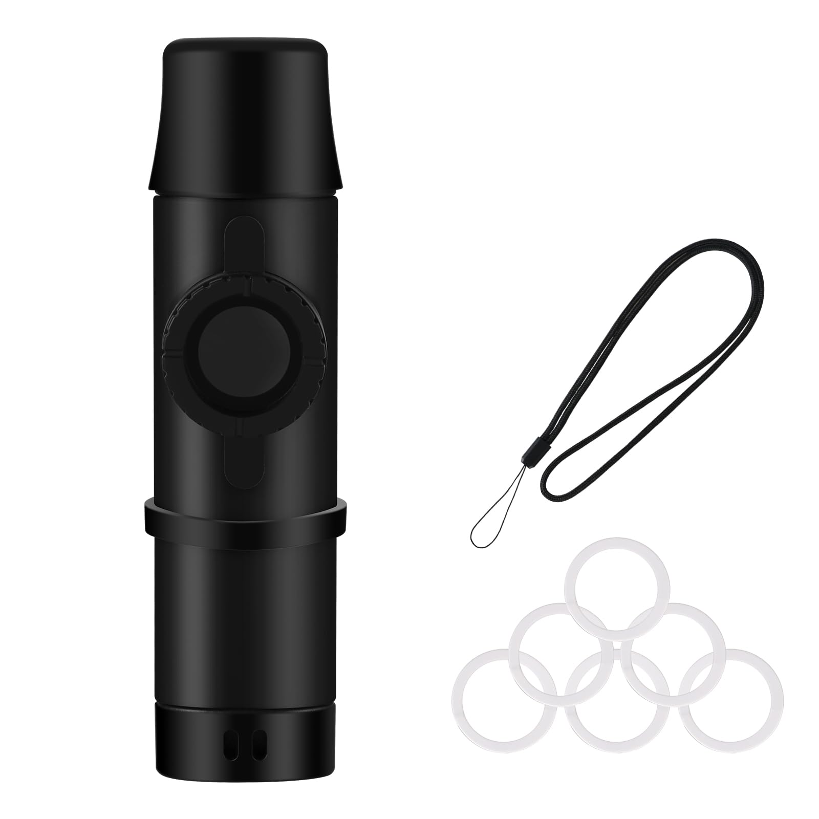 RANMING Professional Kazoo Musical Instrument for Adults Music Lover - with 6 Extra Reeds Lanyards for Birthday Parties