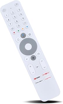 ZWP Replacement Voice Remote Control Compatible for MECOOL G20, KM2 Plus Deluxe Set Top Box White