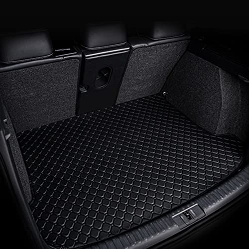 Tapis de coffre anti-salissure Tesla Model 3 2019 cuir noir étanche