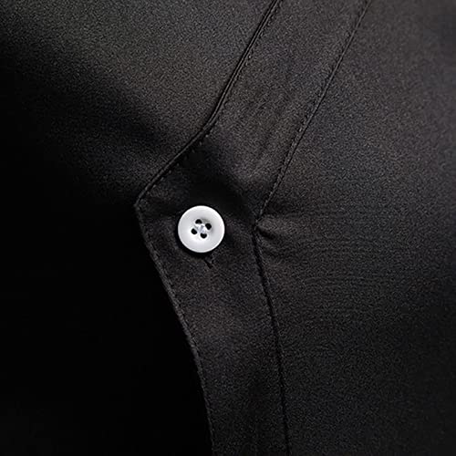 Chemisier col rabattu homme de qualité supérieure style slim - 5