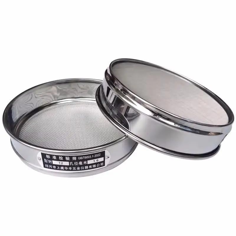 sprzęt laboratoryjny Standardowe sito testowe ze stali nierdzewnej o średnicy 20 cm i średnicy 4-300 oczek(270 mesh(0.053mm))