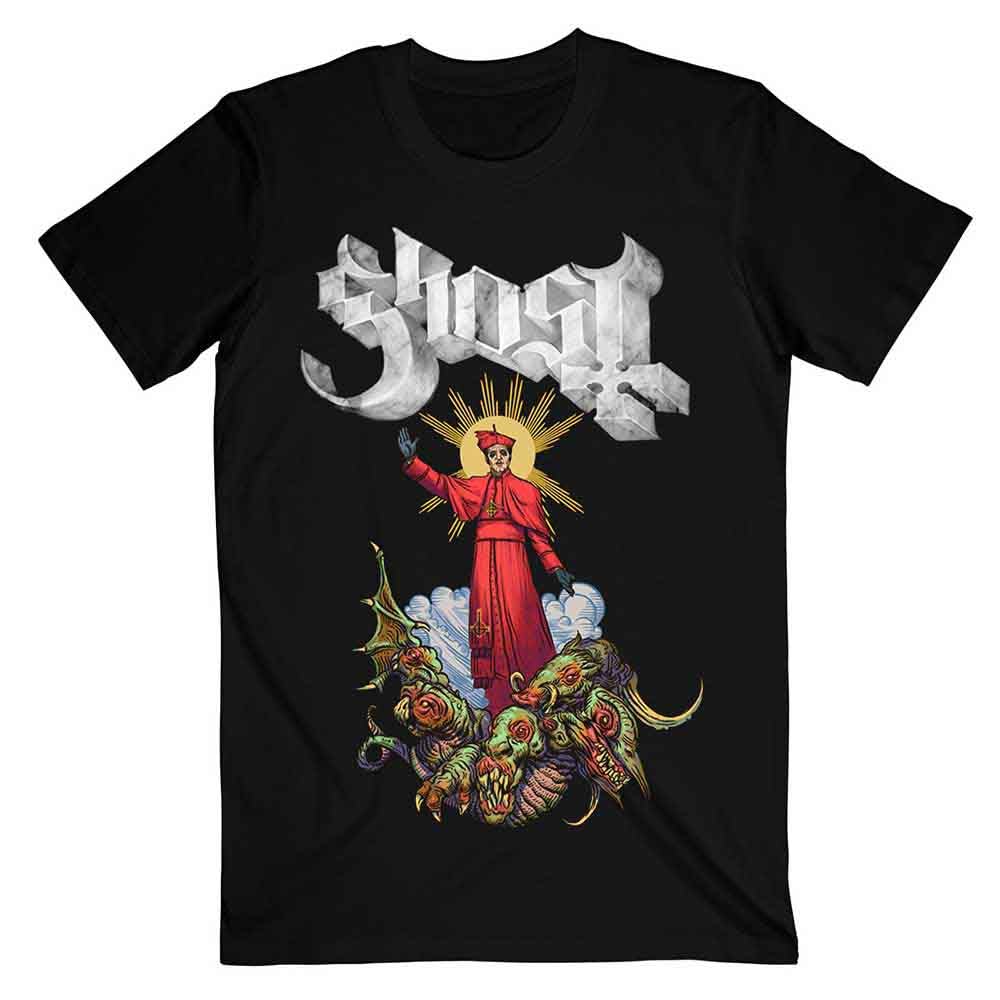 Ghost Kids T Shirt Plaguebringer Band Logo Official Black Ages 5-14 yrs XX-Large (12/13 Yrs)