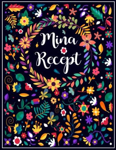 Receptbok att skriva i själv: tom receptbok att fylla med dina läckra recept, 100 recept att skriva med index, kök, matlagning, mat