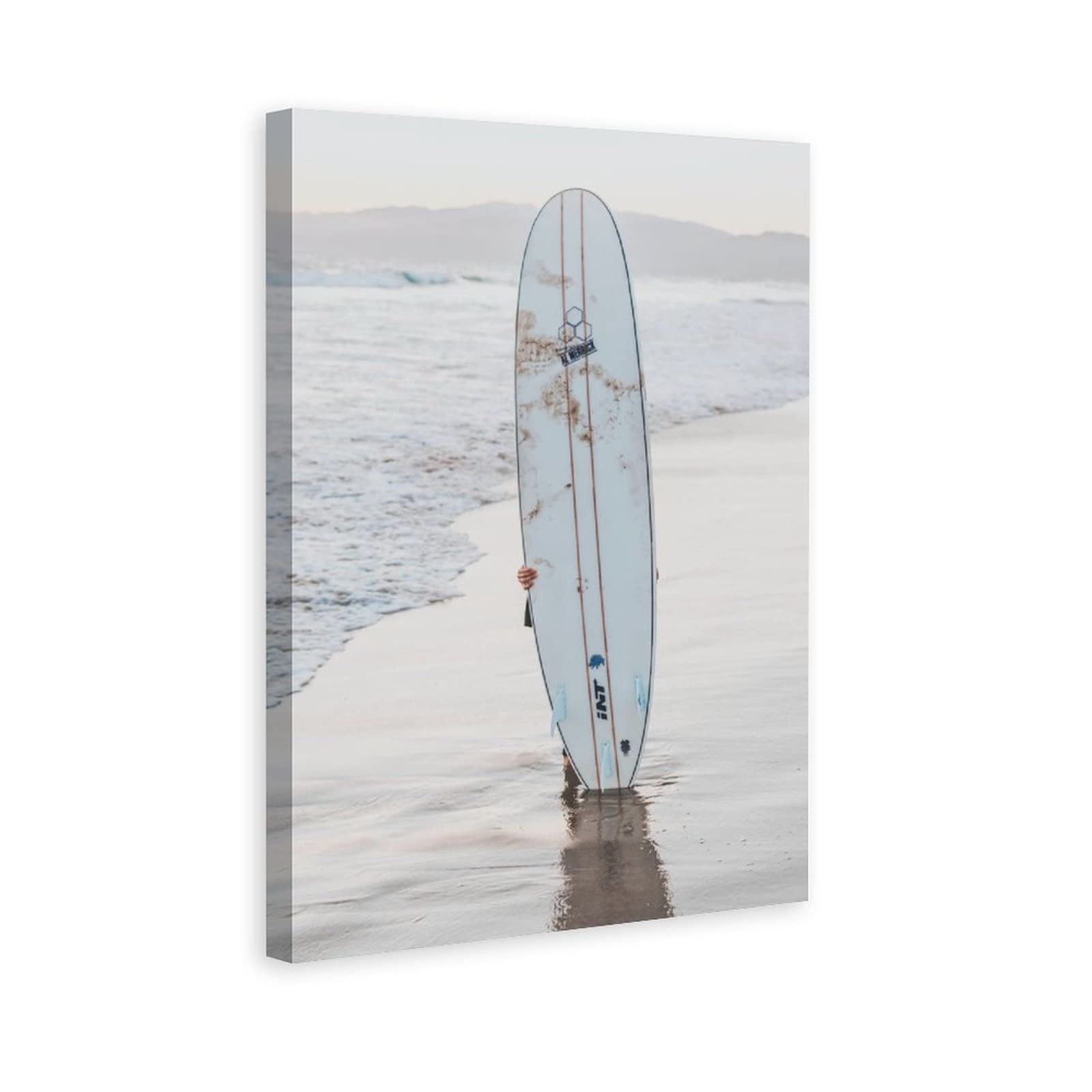 KOURM Surfboard Showpiece Room Aesthetics Posters Canvas Posters Bedroom Decoration Sports Office Decoration Gifts Wall Art Decoration Printing Posters 8x12inchs(20x30cm)