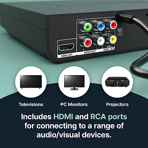 Majority - Reproductor de DVD para TV con Entrada HDMI | Conexión múltiple y multirregión | Reproducción USB con Mando a Distancia