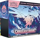 Pokémon : Coffret Dresseur d’élite Chaos Ascendant (1 Carte Promo entièrement illustrée, 9 boosters et des Accessoires de Jeu Premium)