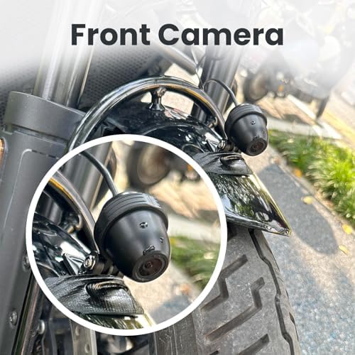 Wonvon Motorcycle with 7 Inch Carplay Front and Rear Dual Cameras, After-Sales Accessories image 5