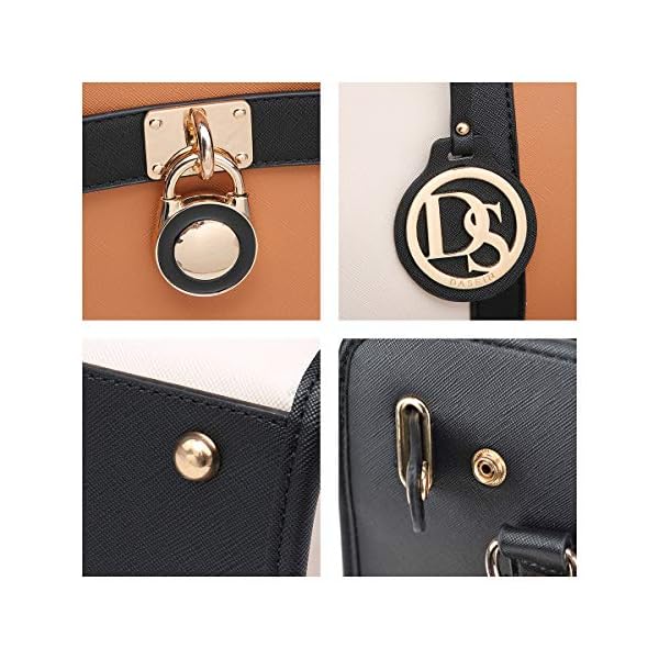 Dasein Women Handbags Purses Wallet Shoulder Bags Top Handle Satchel Purse Tote Work Bag Set 2pcs