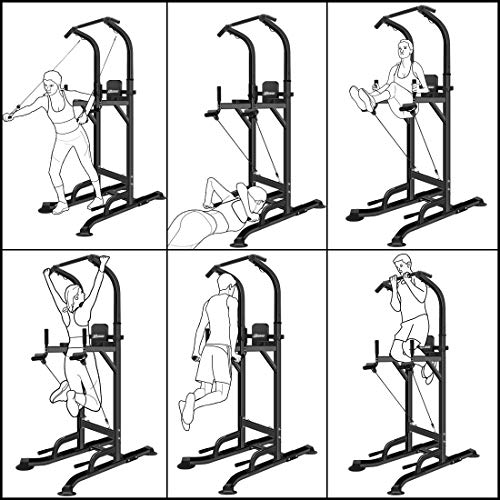 UBOWAY Power Tower -Pull Up Bar Stand 