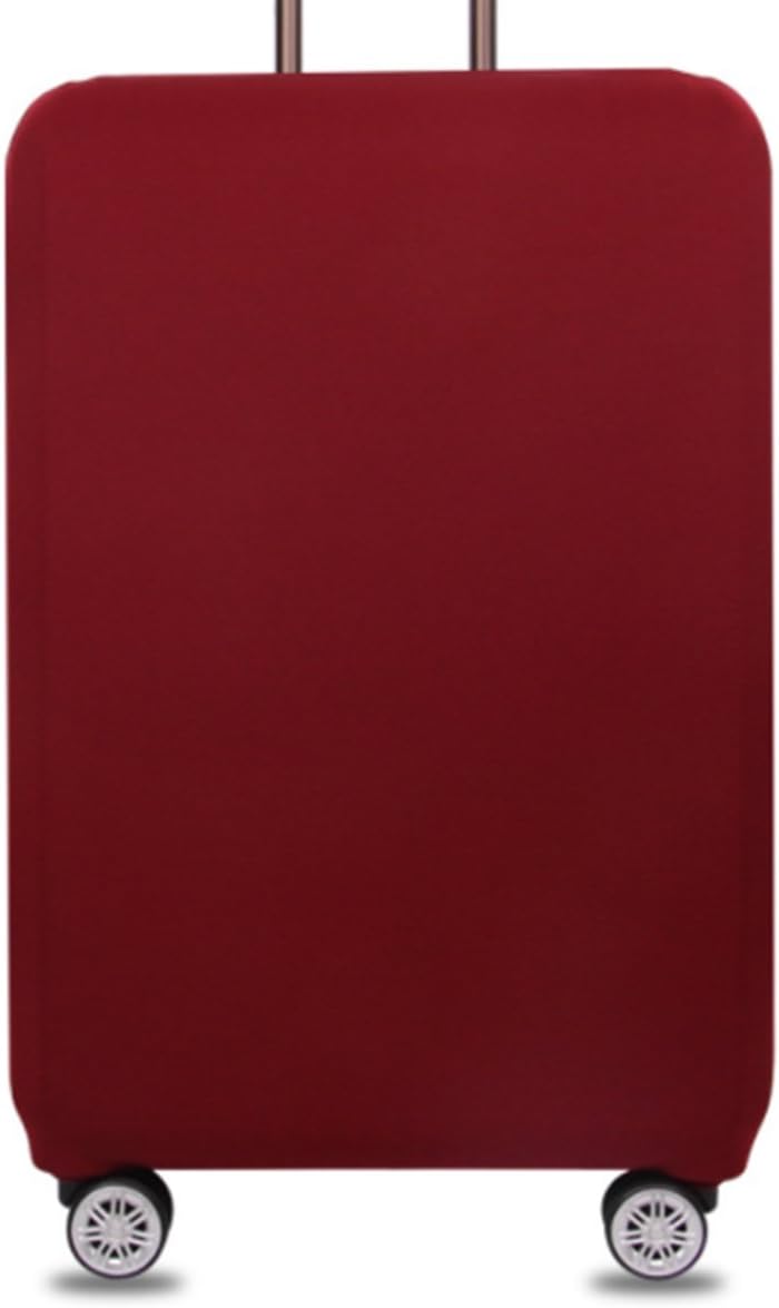 Elastisch und Einfarbig Kofferhülle Koffer Abdeckung Schutzhülle Kofferschutzhülle Kofferbezug Luggage Gepäck Cover mit Band und Klettverschluss - Amazon product rated Grade B