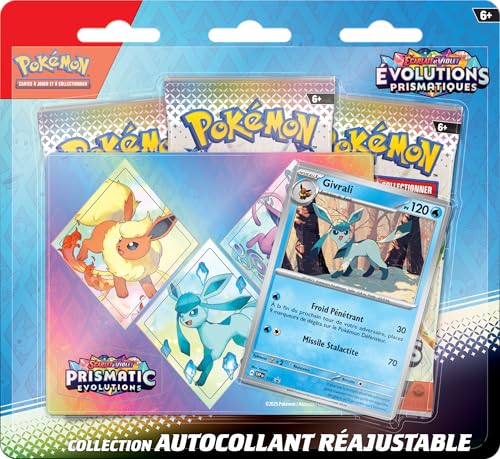 Sticker Collection Glaceon Prismatic Evolutions 3 Packs
