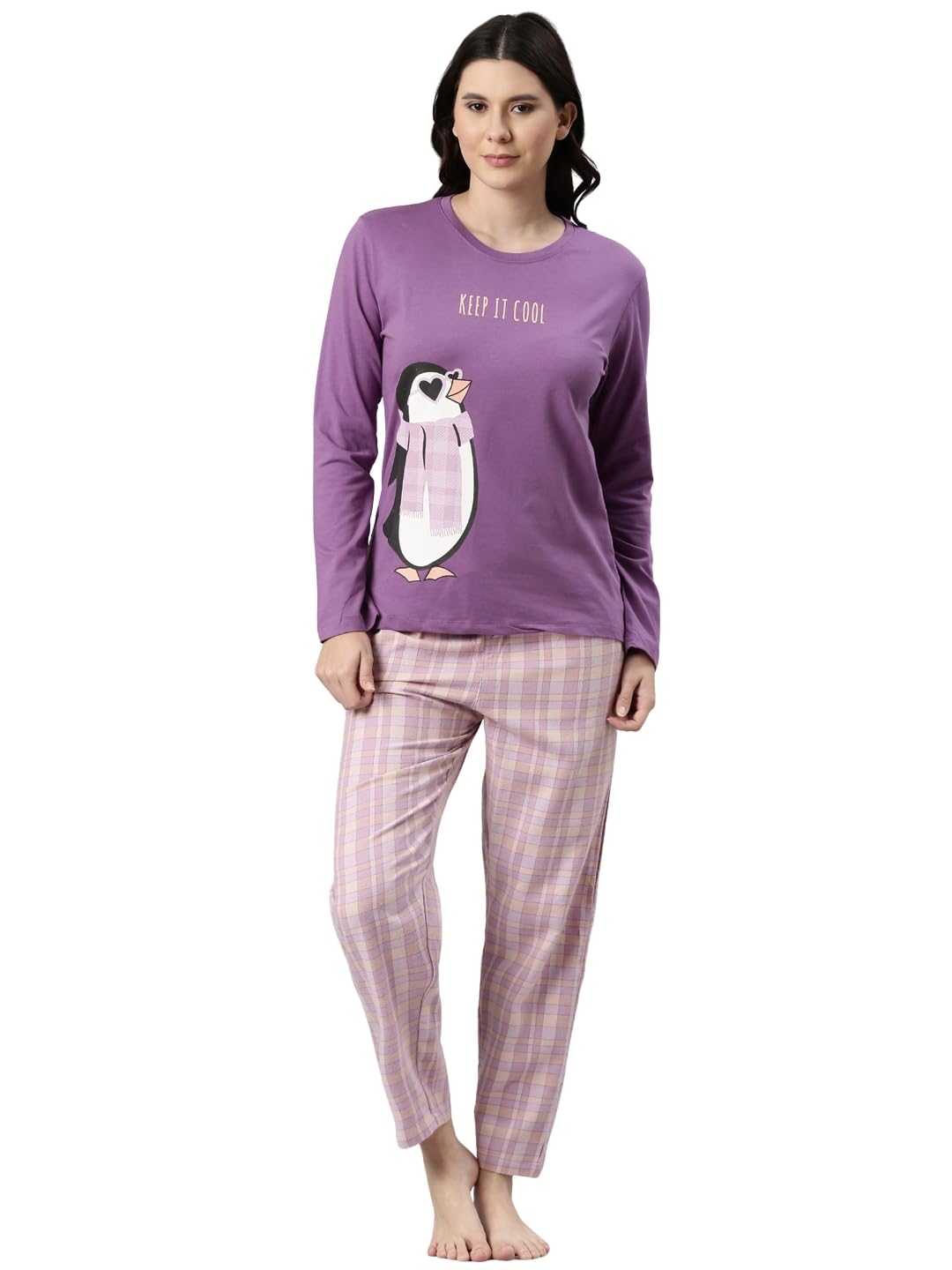 nap chief Adult Unisex Cotton Printed Night Suit for Men & Women, Tshirt & Pyjama Set for Sleepwear-picture-41