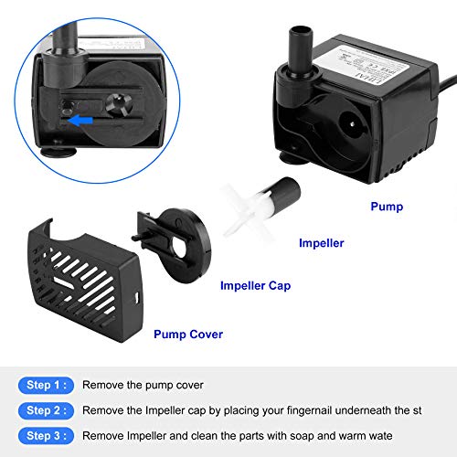 Forever Speed Pompa Sommergibile per Acquario 5W