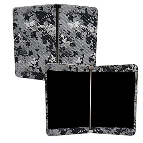 Image of MightySkins Carbon Fiber Skin for Microsoft Surface Duo - Viper Urban | Protective, Durable Textured Carbon Fiber Finish | Easy to Apply, Remove, and Change Styles | Made in The USA