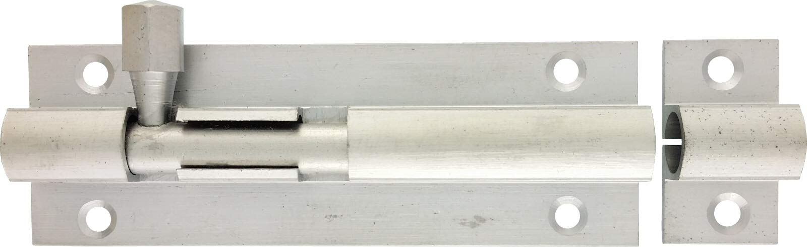 Hardware Essentials Satin Chrome D&H™ 3" X 1" Inch - 76Mm X 25Mm Straight Barrel Bolt