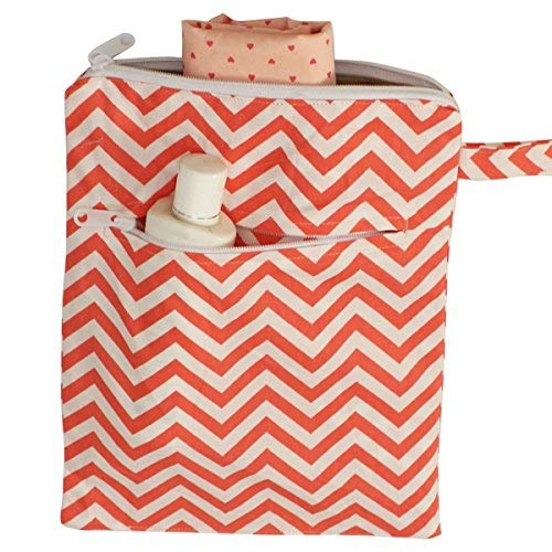 Sac voyage humide bébé imperméable anti-odeur pochette zippée