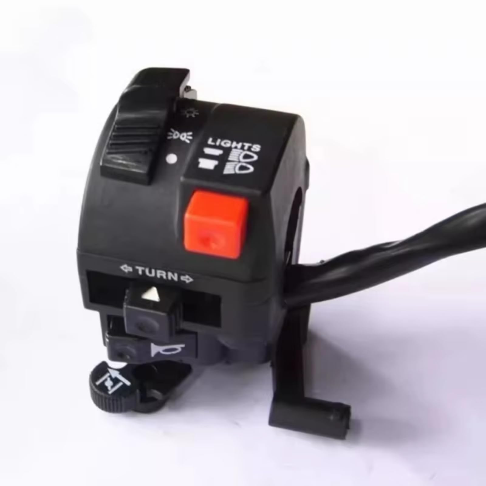 Comando Manubrio Comando Manubrio Interruttore Moto Da 22mm Per ATV Universale 200/250 Con Indicatori Di Direzione Clacson, Pulsante Indicatore Luce Lontano/vicino