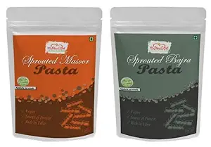 Sprouted Masoor Pasta & Sprouted Bajra Pasts (Gluten Free) - 200g each