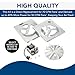 Broan-NuTone RE70BN 70 CFM Bathroom Exhaust Fan Replacement Motor Kit, Easy DIY Replacement Motor Kit for 70 CFM and 50 CFM Bath Fans, White