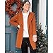 CHICWISH Women's Classy Caramel Open Front Knit Coat Cardigan, Size XS-S