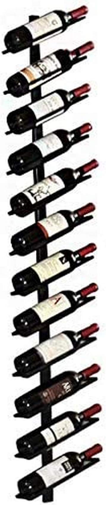 Rack de vins mural moderne et casier à vin pour bouteilles de champagne et rouge