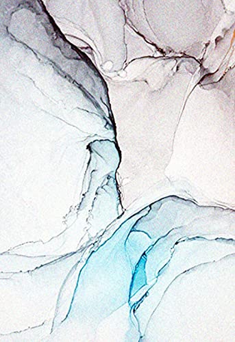 Milchglas Fensterfolie Graublau-Schwarzes Marmormuster Sichtschutzfolie...