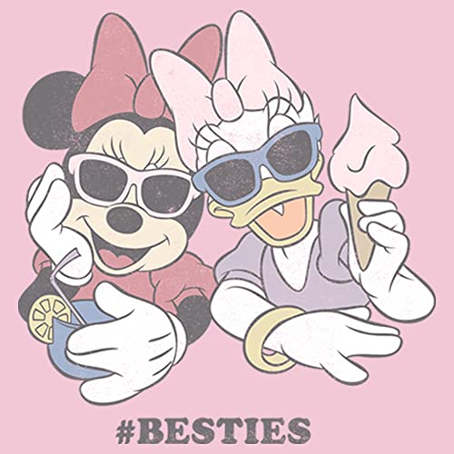 Disney Characters Besties Girl's Solid Crew Tee2