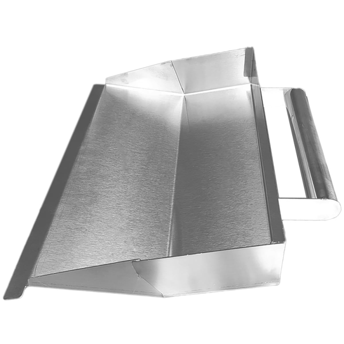 Cazzuola per Intonaco in Acciaio Inox Argento Multifunzione | Finitura Pareti e Bordatura Calcestruzzo, Antiruggine, Uso Manuale, Formato Singolo