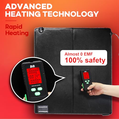 MIXC Upgraded Low EMF Infrared Sauna Box – Ideal for Relaxation & Detoxification | Includes Folding Chair | Multi-Layer Full-Body Sauna Tent for Home, Spa, Indoor, Outdoor & Gym Use (Infrared Version)