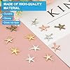PATIKIL Bijoux Fabrication Charm En Gros, 30 Pcs Pendentifs Étoile De Mer DIY Pour Collier, Bracelet, Fabrication De Boucles D'Oreilles Et Artisanat, Or #3