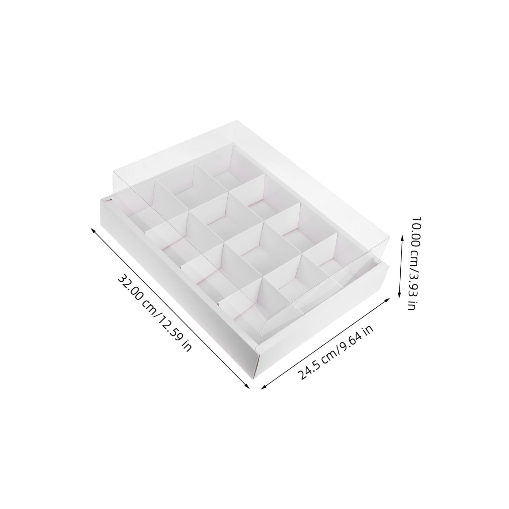 Cabilock 5pcs Transparent Cake Box Mousse Cake Containers Small Cupcake Holders for Bakery for Parties and Events for Storing and Displaying Desserts