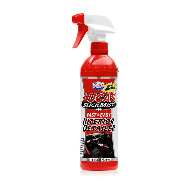Lucas Oil 10514 Slick Mist Limpador e Protetor para Interior 710 mL – Kit com 8 frascos