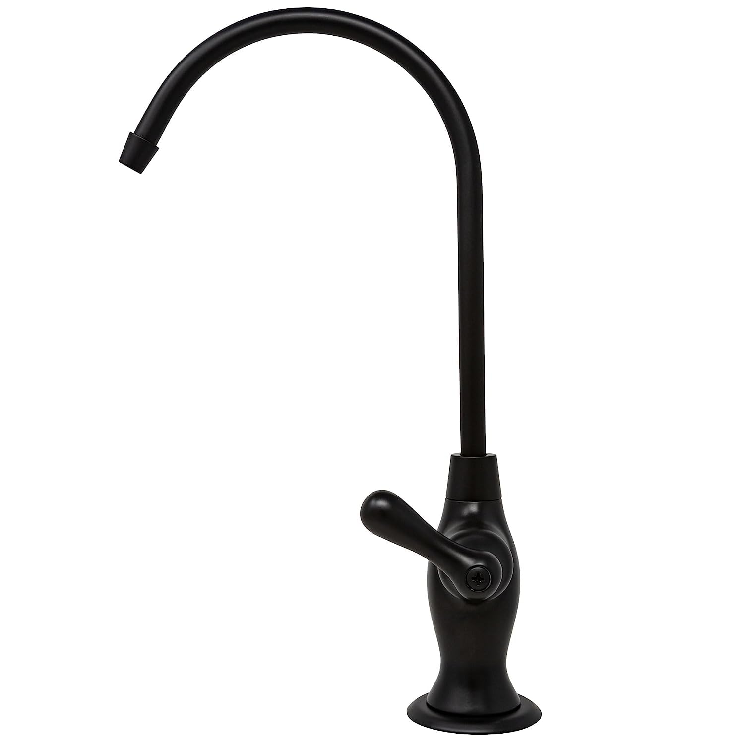 Metpure RO Faucet RO-FW148 Sistema de filtración de agua potable de ósmosis inversa (negro mate) con tubo preinsertado y llave de grifo RO-FW148