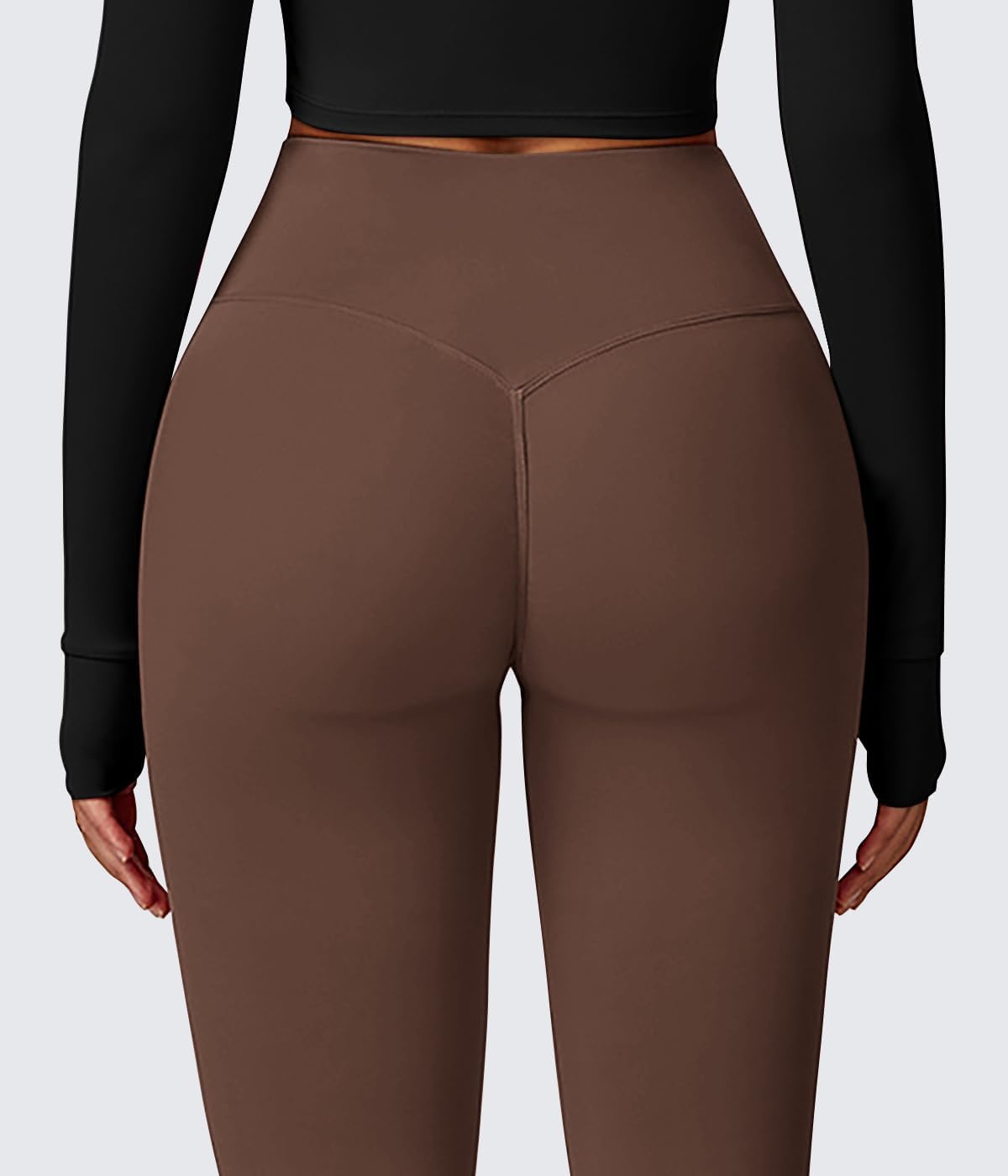 Hidden Scrunch Workout Leggings for Women High Waisted Butt Lifting Tummy Control Gym Yoga Pants - Image 2