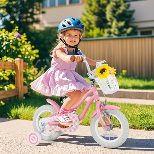 Image of BABY JOY Kids Bike, 12 14 16 18 20 Inch Boys Girls Bike w /Removable Basket