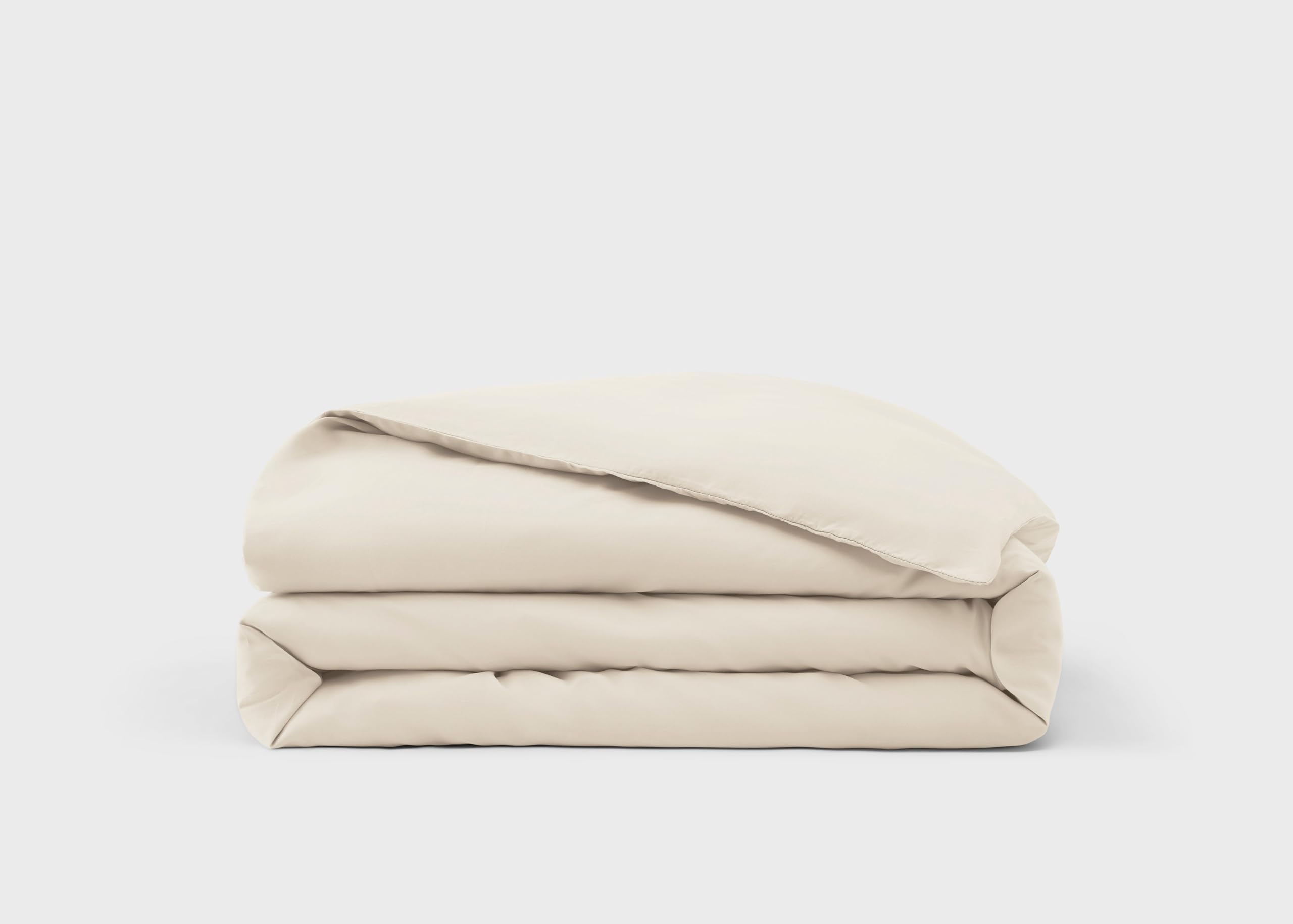Simba Brushed Tencel Duvet Cover, Super King 260x220 cm, Soft Oat, cool and breathable tencel, button closure, made in Portugal