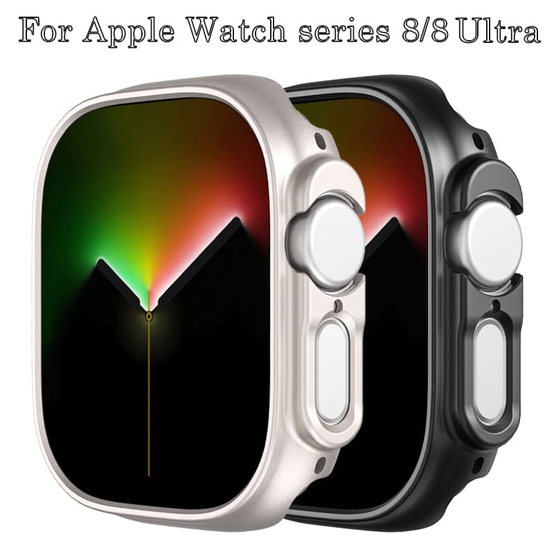 Coque Apple Watch Ultra 49mm antichoc pare-chocs PC rigide creux noir - 3