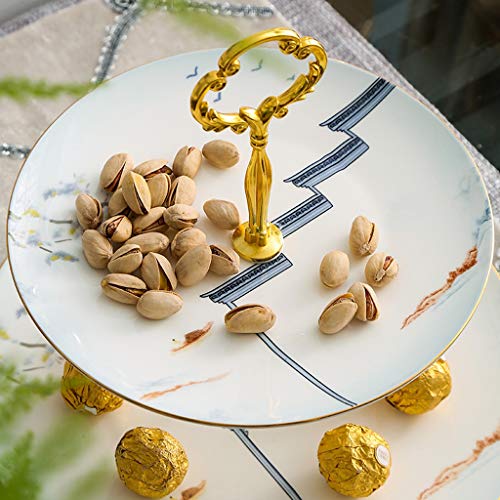 Plaque candy et présentoir à gâteau pour table basse ordonnée
