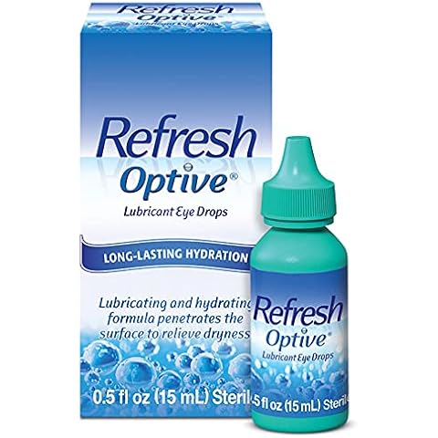 Refresh Optive Lubricant Eye Drops, 0.5 Fl Oz Sterile Cover