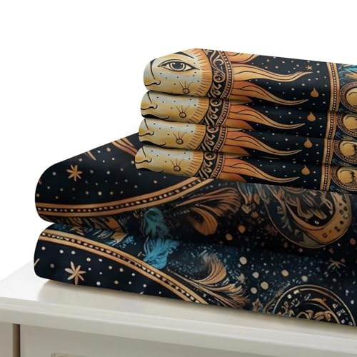 Housse de couette divinité solaire 3D en microfibre résistante haute densité - 7