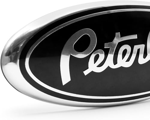 Miniatura 2 de 1 emblema ovalado personalizado de 9 pulgadas para camioneta F150 2005-2014 parrilla delantera, parrilla, capó, emblema 4L34-15402A-CA (negro)